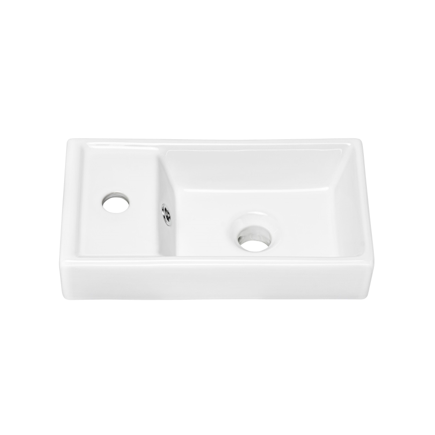 COMAD UM-VEDEA 40 - Nadgradni umivaonik VEDEA 40x22 cm keramika/sjajna bijela