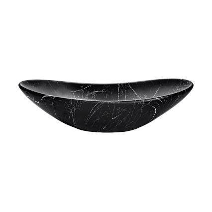 COMAD UN-LENA-MB2 - Nadgradni umivaonik LENA 61,5x36 cm keramika/mat crna