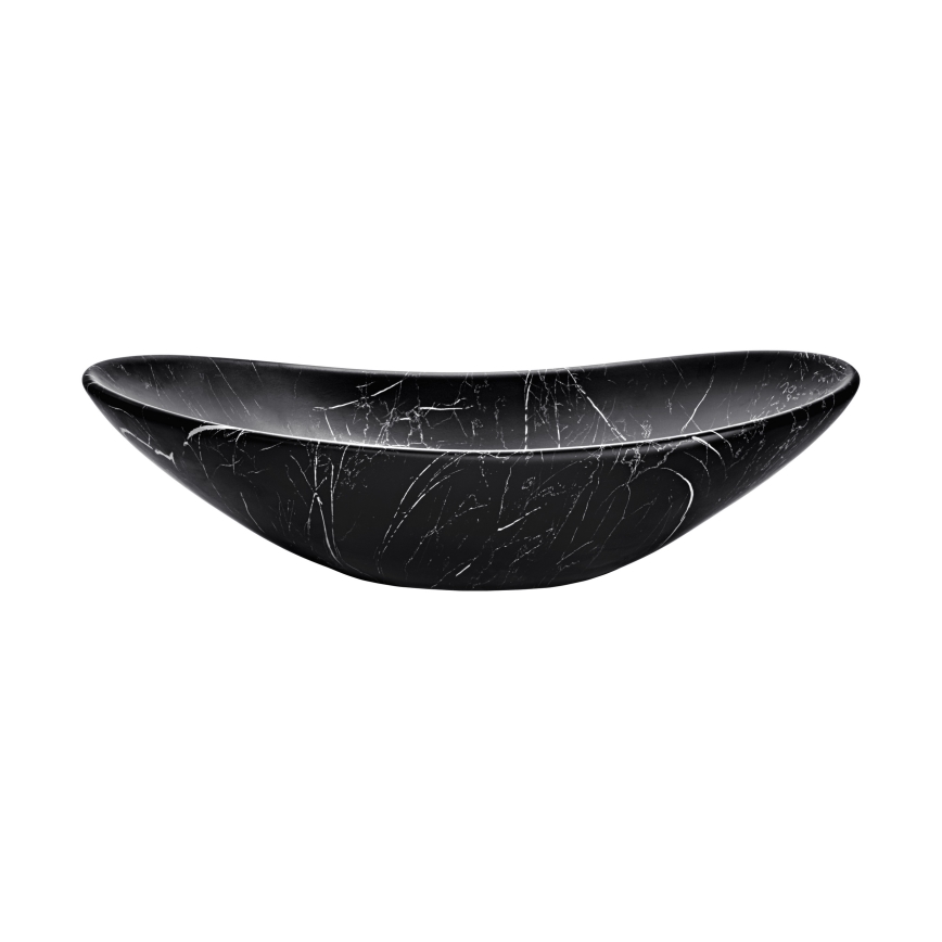 COMAD UN-LENA-MB2 - Nadgradni umivaonik LENA 61,5x36 cm keramika/mat crna