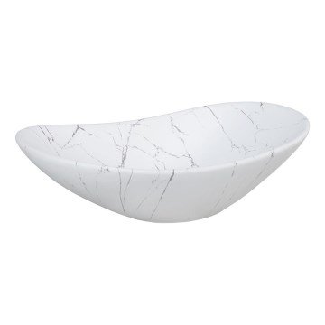 COMAD UN-LENA-MW17 - Nadgradni umivaonik LENA 61,5x36 cm keramika/mat bijela