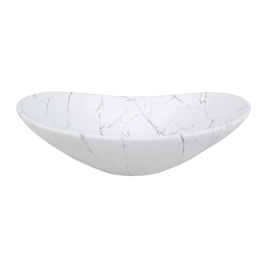 COMAD UN-LENA-MW17 - Nadgradni umivaonik LENA 61,5x36 cm keramika/mat bijela