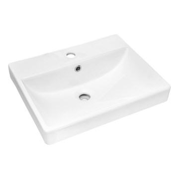 COMAD UN-RITA-GW-50 - Nadgradni umivaonik RITA 50x40 cm keramika/sjajna bijela