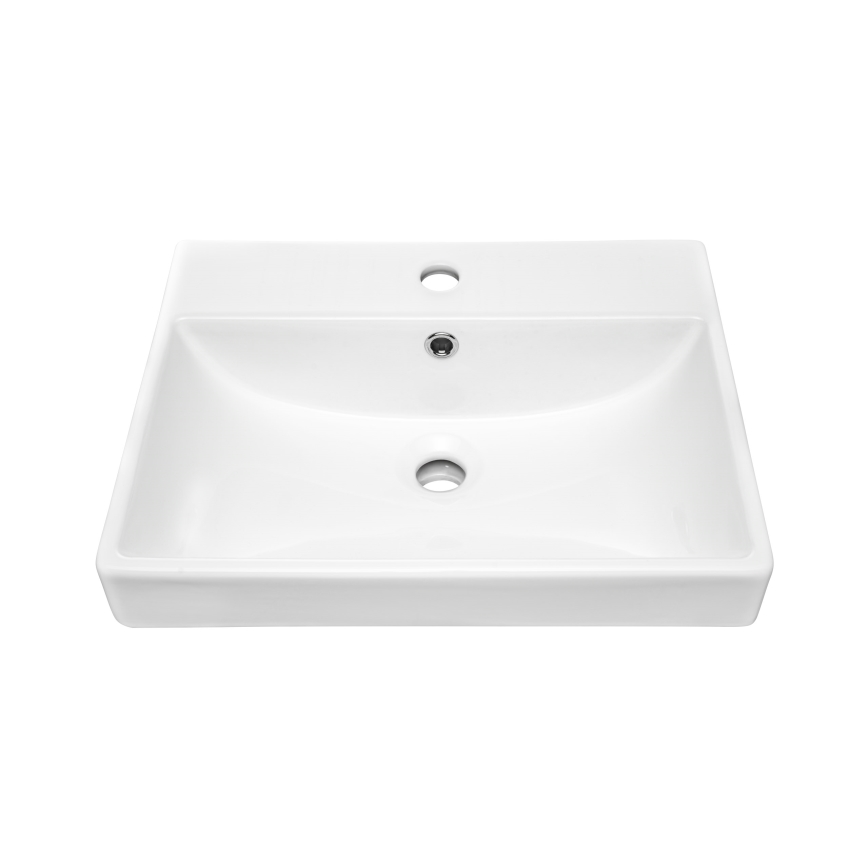 COMAD UN-RITA-GW-50 - Nadgradni umivaonik RITA 50x40 cm keramika/sjajna bijela