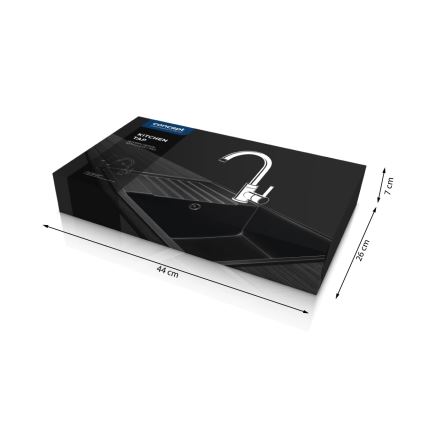 Concept BDG3334WH - Kuhinjska miješalica za sudoper 33,5 cm, granit/bijela