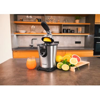 Concept CE3520 - Preša za citruse s polugom 0,75 l 160W/230V nehrđajući čelik