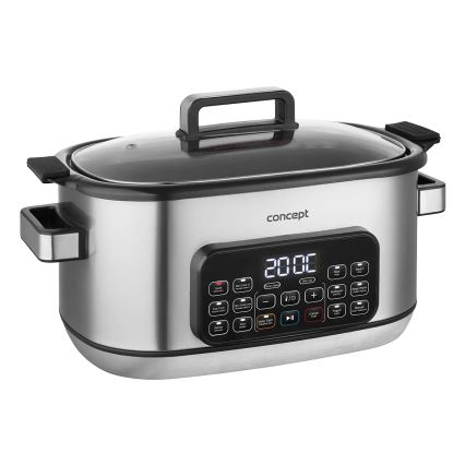 Concept CK9000 - Višenamjenski električni lonac 6 l, 10 u 1, 1250 W/230 V, nehrđajući čelik
