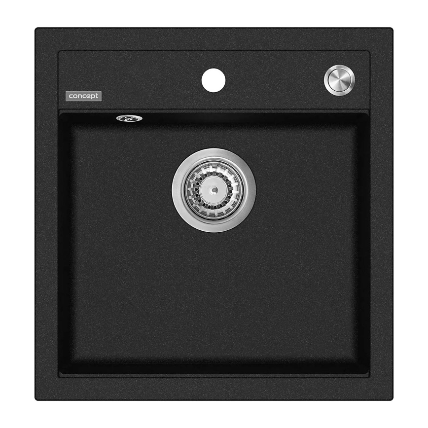 Concept DG00C50BC - Kuhinjski sudoper CUBIS 49x51 cm granit/crna