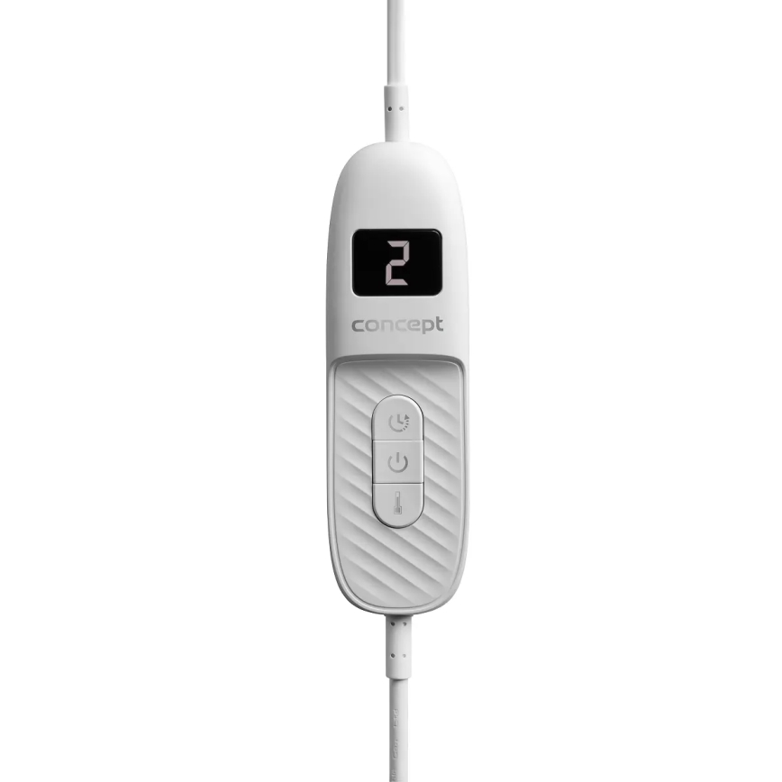 Concept DV7420 - Električna grijaća deka 160W/230V 180x130 cm siva/bijela