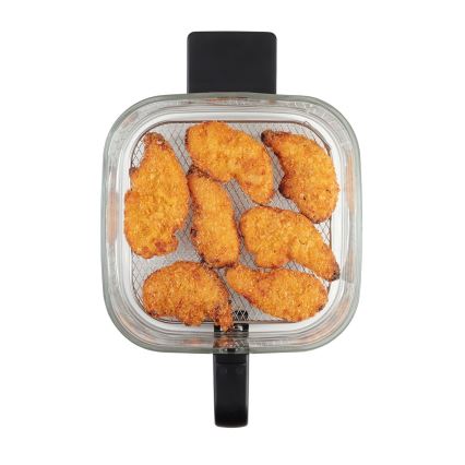 Concept FR5500 - Friteza na vrući zrak GLASS & FAST 5,5 l 1200W/230V crna