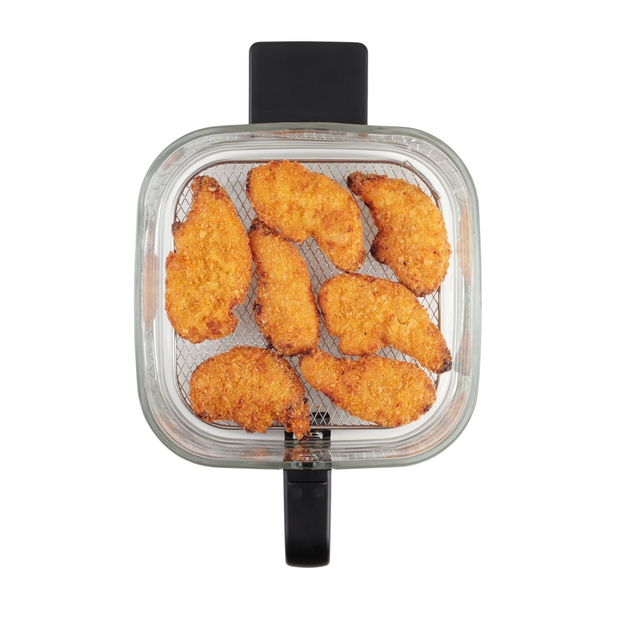 Concept FR5500 - Friteza na vrući zrak GLASS & FAST 5,5 l 1200W/230V crna