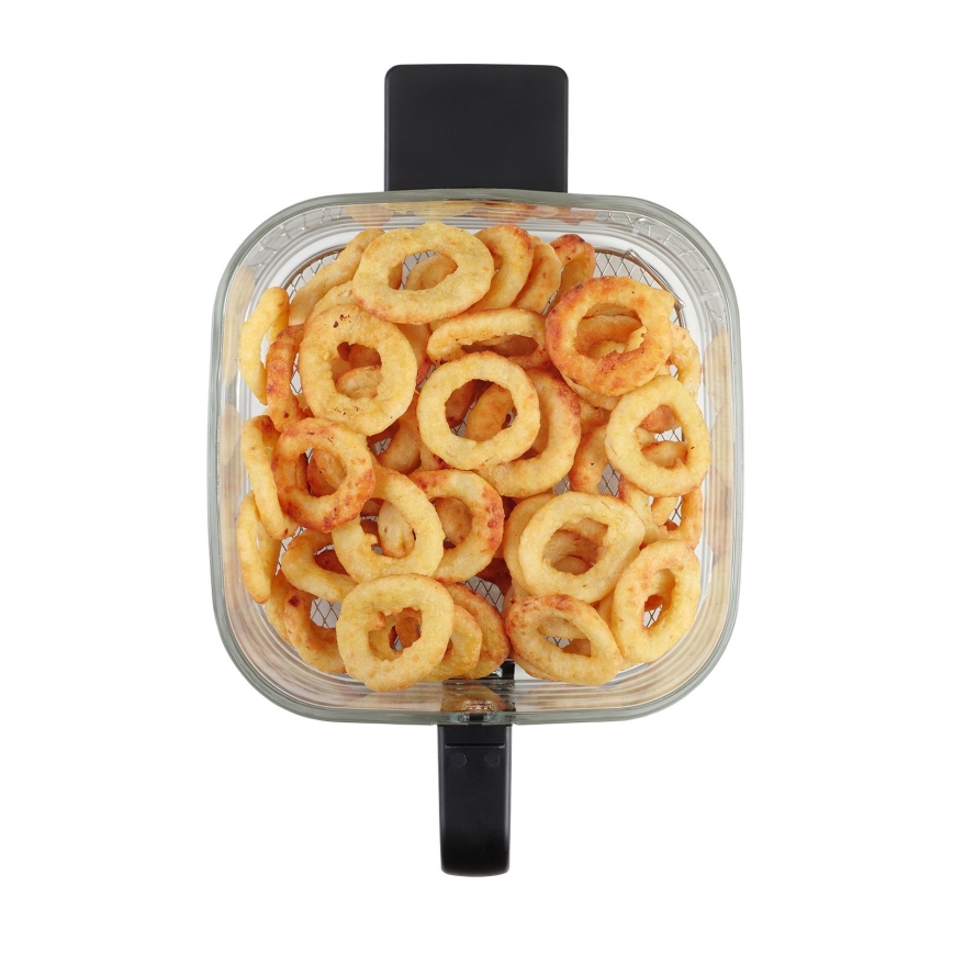 Concept FR5500 - Friteza na vrući zrak GLASS & FAST 5,5 l 1200W/230V crna