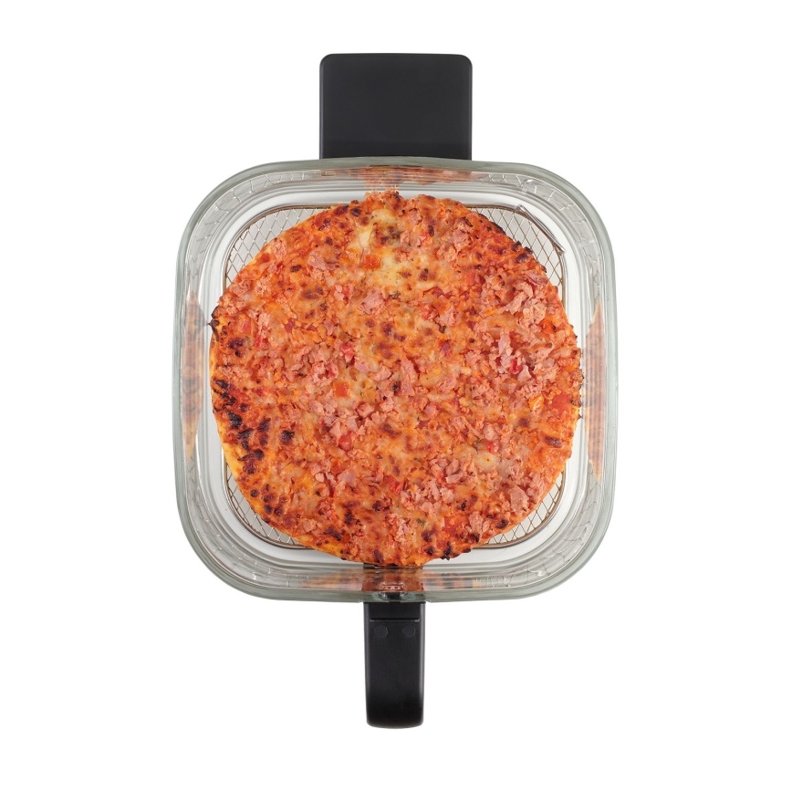 Concept FR5500 - Friteza na vrući zrak GLASS & FAST 5,5 l 1200W/230V crna