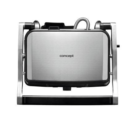 Concept ge2005 - Kontaktni roštilj 1500W/230V nehrđajući/crna