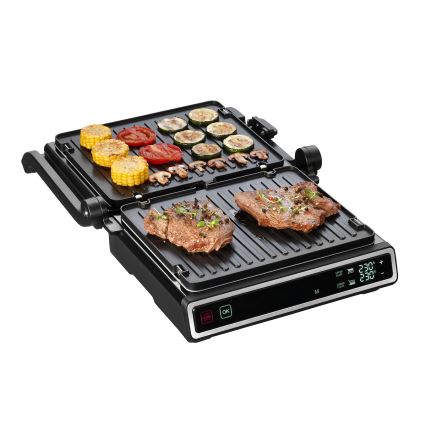 Concept ge3550 - Kontaktni roštilj s temperaturnim sondom 2000W/230V crni