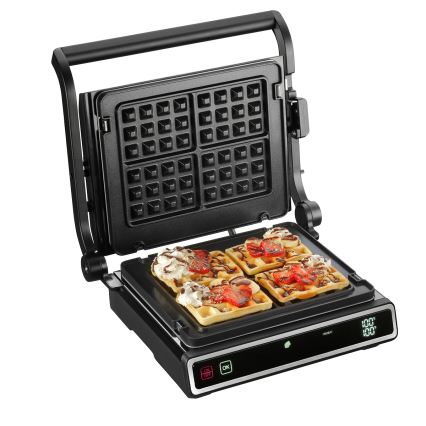 Concept ge3550 - Kontaktni roštilj s temperaturnim sondom 2000W/230V crni