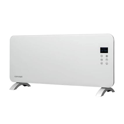 Concept KS4000 - Električni grijač/konvektor 1000/2000W IP24 bijela + daljinski upravljač