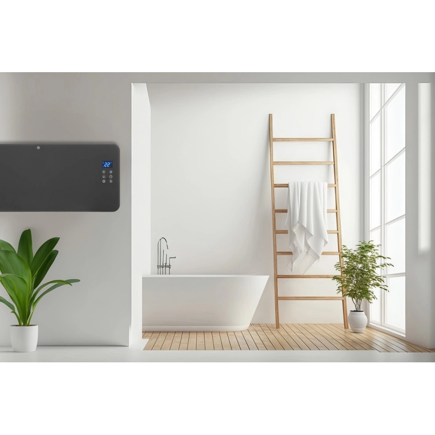 Concept KS4100 - Pametni električni grijač/konvektor 1000/2000W Wi-Fi IP24 siva