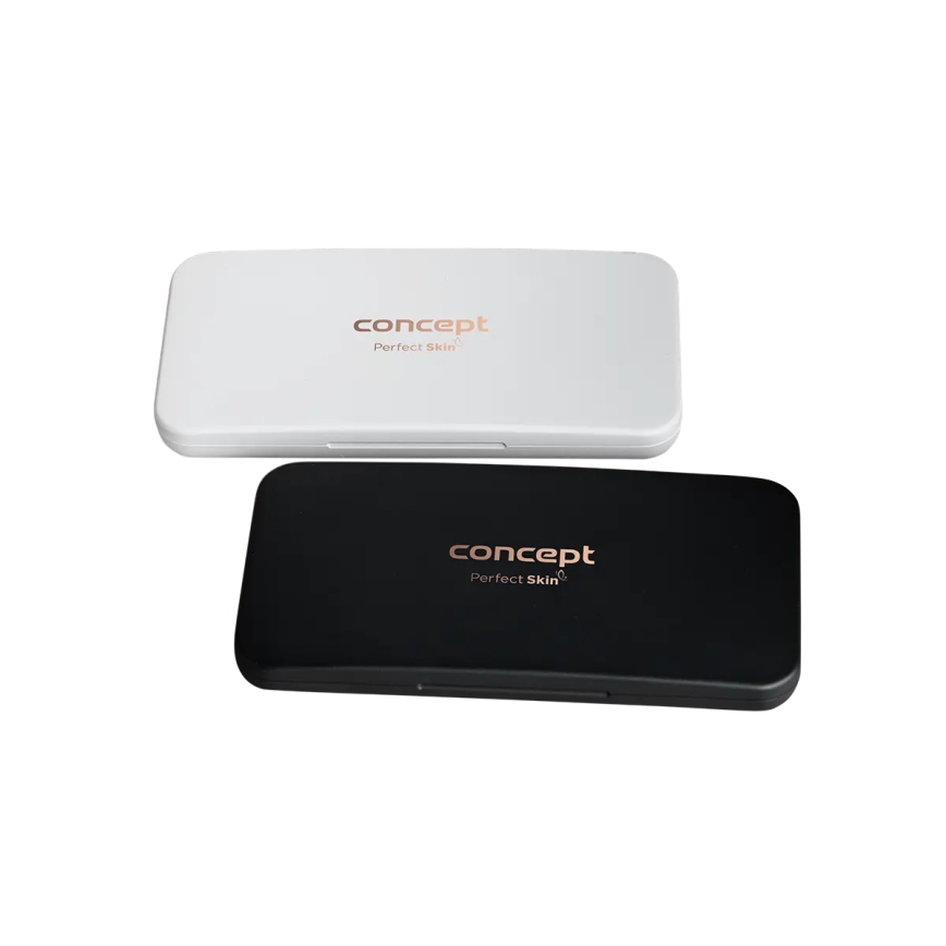 Concept KZ2010 - LED džepno kozmetičko ogledalo PERFECT SKIN LED/1,5W/5V 4500-5500K 300 mAh bijela