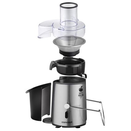 Concept LO7026 - Centrifugalni sokovnik 1000W/230V crna/nehrđajući čelik