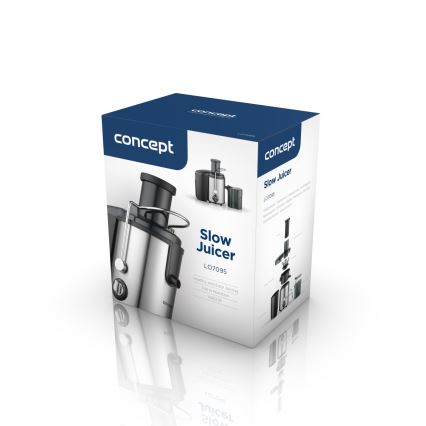 Concept LO7095 - Centrifugalni sokovnik 1000W/230V crna/nehrđajući čelik