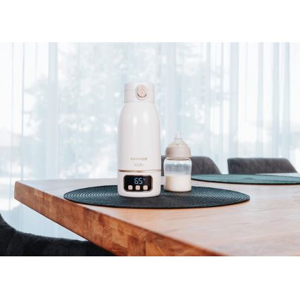 Concept OC4000 - Putni grijač za vodu i mlijeko KIDO 500 ml 36W/7,4V 5000 mAh bež