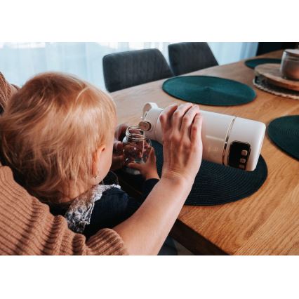 Concept OC4000 - Putni grijač za vodu i mlijeko KIDO 500 ml 36W/7,4V 5000 mAh bež