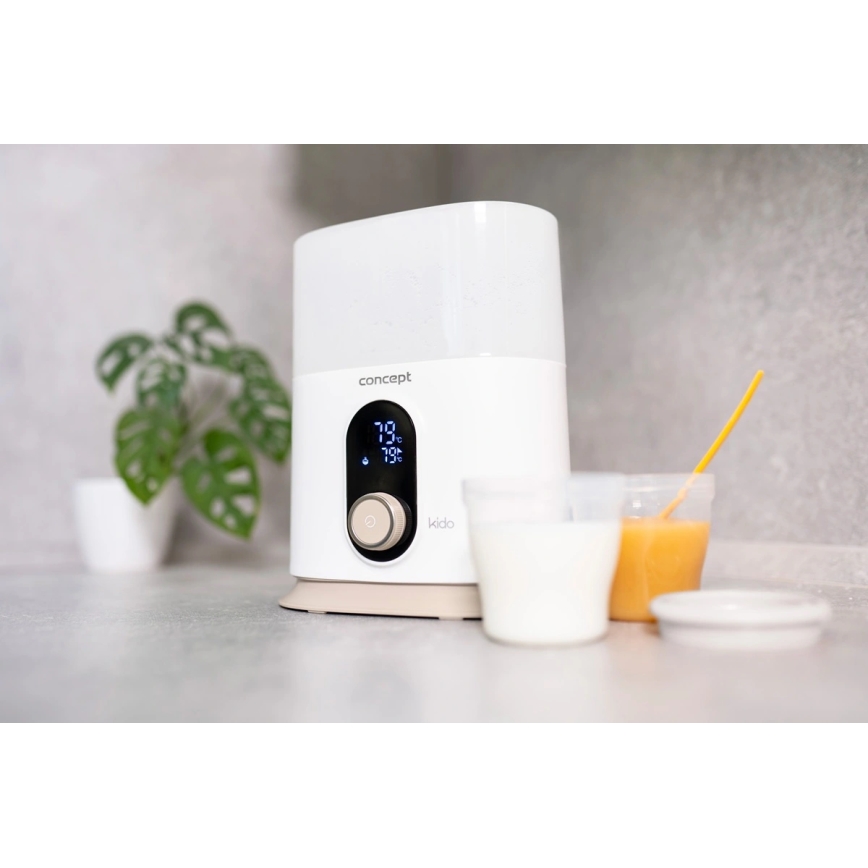Concept OL4010 - Grijač za bočice 3 u 1 KIDO 200W/230V bijela