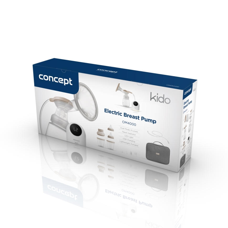 Concept OM4000 - Električna pumpa za mlijeko 2u1 KIDO bijela