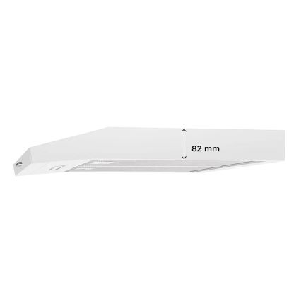 Concept OPP1260wh - Podvjesna kuhinjska napa 59,5 cm bijela