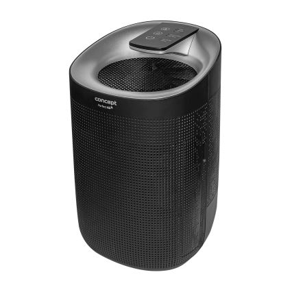 Concept OV1210 - Odvlaživač i pročistač zraka PERFECT AIR 1 l 45W/230V crna