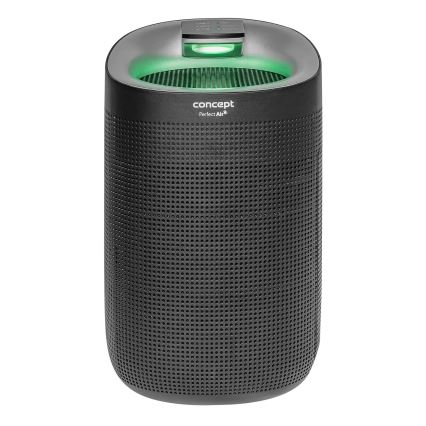 Concept OV1210 - Odvlaživač i pročistač zraka PERFECT AIR 1 l 45W/230V crna