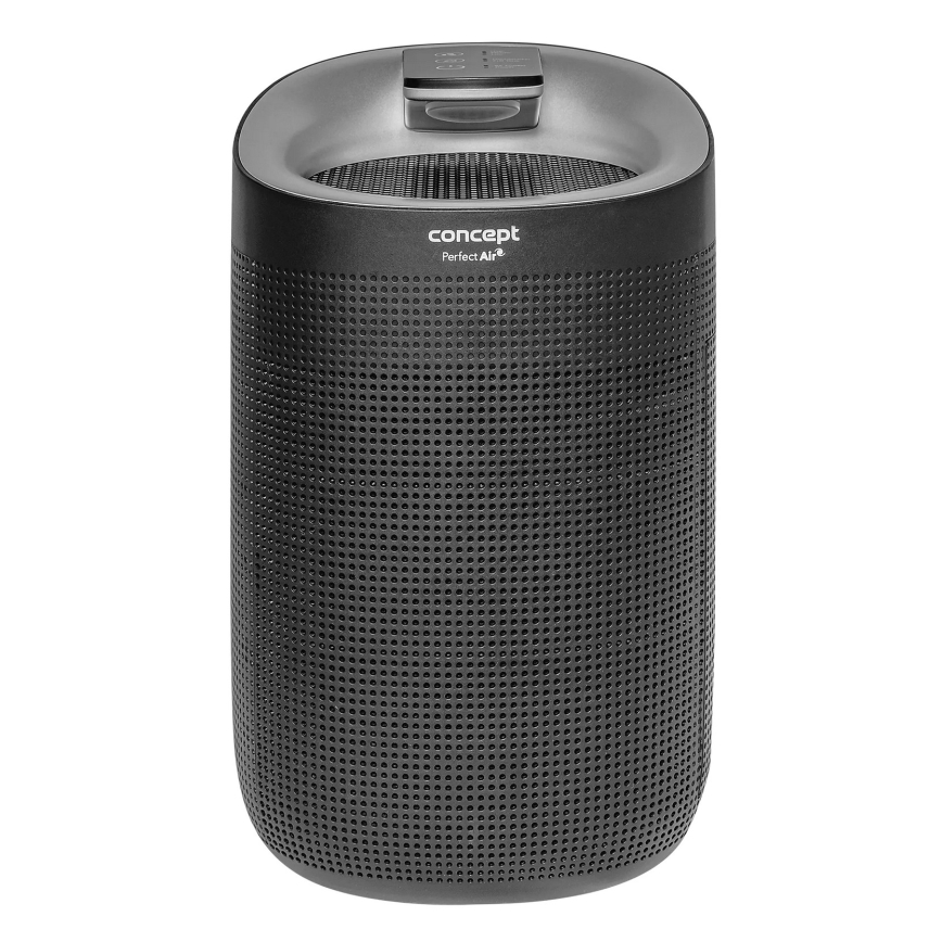 Concept OV1210 - Odvlaživač i pročistač zraka PERFECT AIR 1 l 45W/230V crna