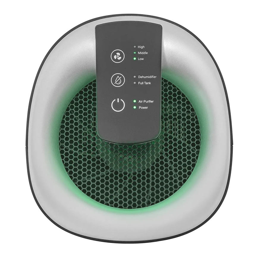 Concept OV1210 - Odvlaživač i pročistač zraka PERFECT AIR 1 l 45W/230V crna