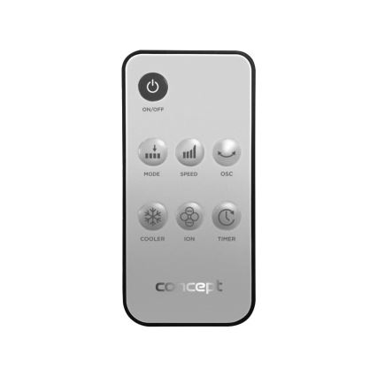 Concept OV5220 - Višenamjenski prijenosni uređaj za hlađenje zraka 4 u 1, 5 l, 80 W/230 V, bijeli + daljinski upravljač