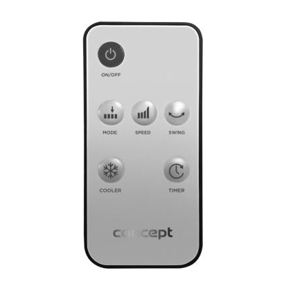 Concept OV5230 - Prijenosni rashladnik zraka 2 u 1, 6 l, 80 W/230 V, bijeli + daljinski upravljač