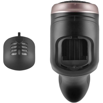 Concept PN3020 - Električna turpija za pete PERFECT SKIN 5V 1200 mAh IPX6 crna/ružičasto-zlatna