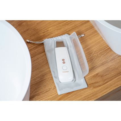 Concept PO2030 - Kozmetička ultrazvučna lopatica PERFECT SKIN 2,5W/5V USB 600 mAh bijela