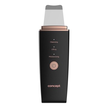 Concept PO2060 - Kozmetička ultrazvučna lopatica PERFECT SKIN 3,5W/5V USB 500 mAh IPX6 crna