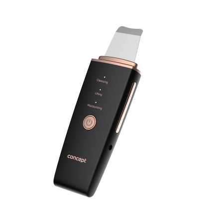 Concept PO2060 - Kozmetička ultrazvučna lopatica PERFECT SKIN 3,5W/5V USB 500 mAh IPX6 crna