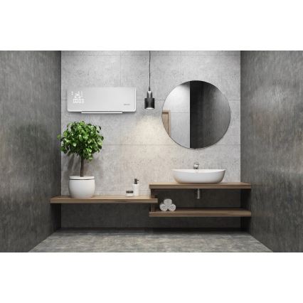 Concept QH4000 - Električni grijač 1000/2000W IP22 bijeli + daljinski upravljač