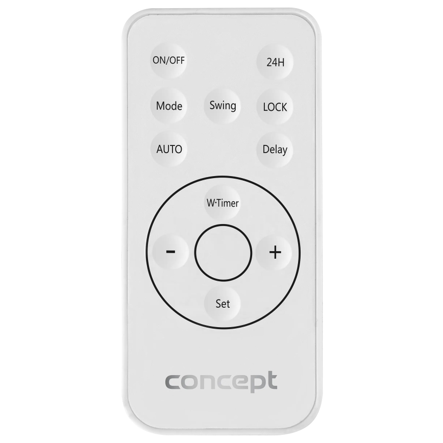 Concept QH4000 - Električni grijač 1000/2000W IP22 bijeli + daljinski upravljač
