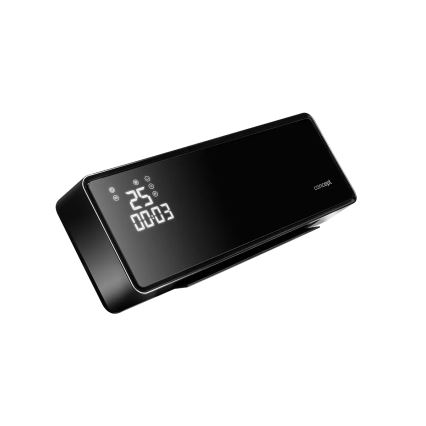 Concept QH4001 - Električni grijač 1000/2000W IP22 crni + daljinski upravljač