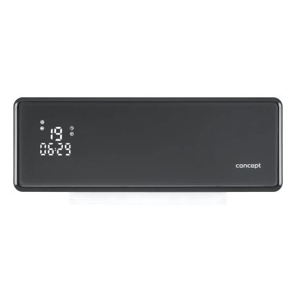 Concept QH4100 - Električni grijač 1000/2000W Wi-Fi IP22 siva + daljinski upravljač