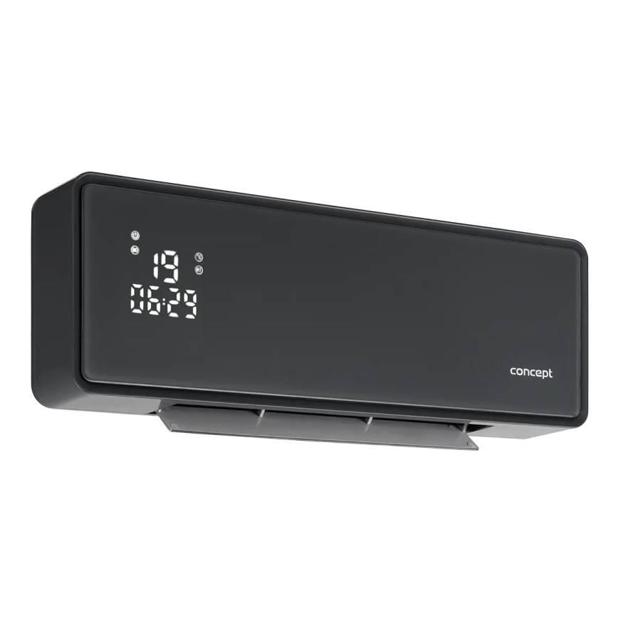 Concept QH4100 - Električni grijač 1000/2000W Wi-Fi IP22 siva + daljinski upravljač