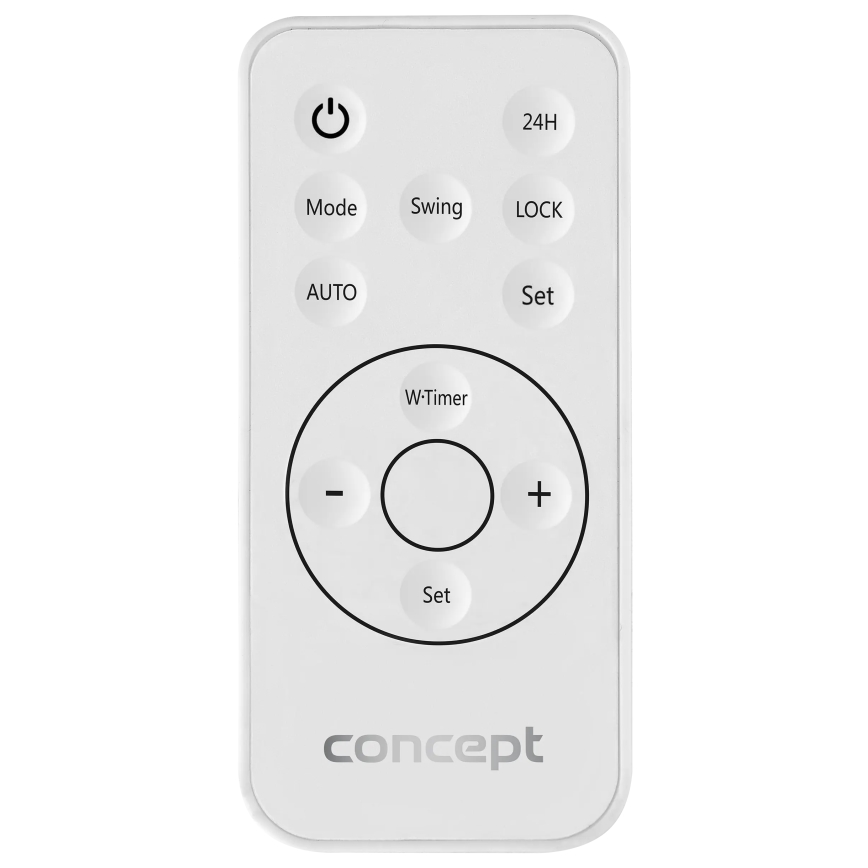 Concept QH4100 - Električni grijač 1000/2000W Wi-Fi IP22 siva + daljinski upravljač