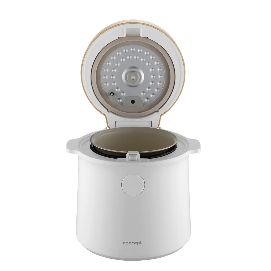 Concept RE3030 - Digitalni kuhalo za rižu 2u1 380 W/230 V 1,5 l bijela/drveni dekor