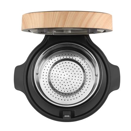 Concept RE4040 - Digitalno kuhalo za rižu 2 u 1 450W/230V 2 l crno/drveni dekor