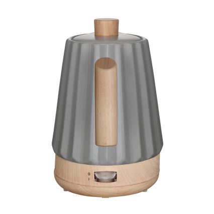 Concept RK0092 - Električno kuhalo za vodu 1,5 l 1500W/230V tamno siva/drveni dekor/keramika