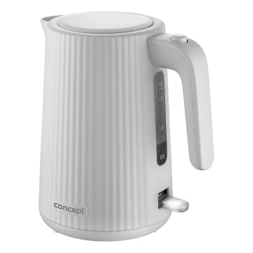 Concept RK2390 - Električno kuhalo za vodu 1,7 l 2200 W/230 V bijelo