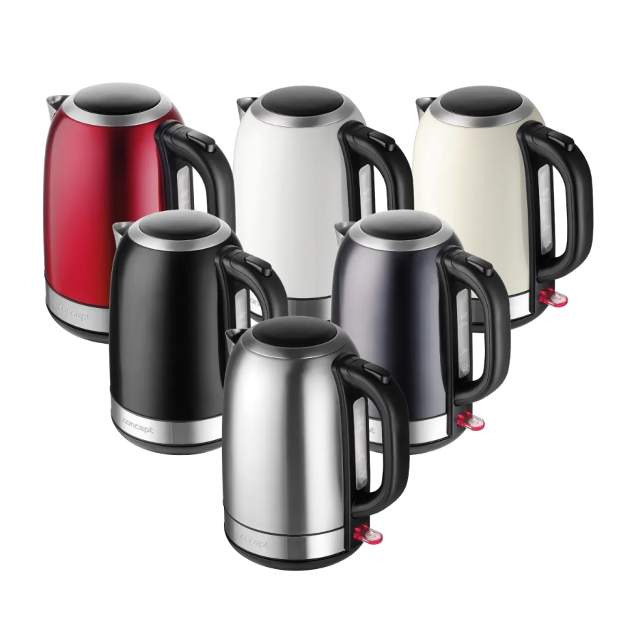 Concept RK3240 - Električno kuhalo za vodu 1,7 l 2200W/230V nehrđajući čelik